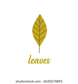 Simple Leaf Logo Icon– Minimal Botanical Design