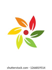 Simple Leaf Logo Template