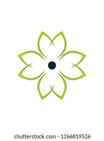 Simple Leaf Logo Template
