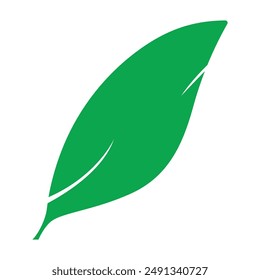 simple leaf minimalism. high definition. vector - eps10