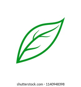 Simple Leaf Outline Design