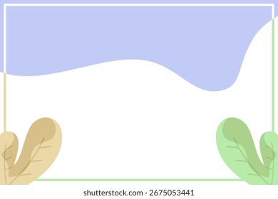 simple leaf pattern abstract background illustration