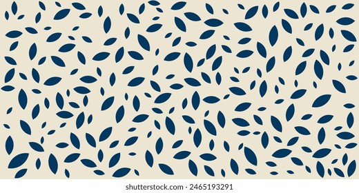 Simple leaf pattern, suitable for natural and botanical themed designs