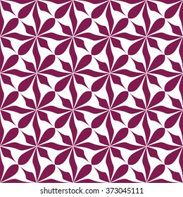 Simple leaf pattern. Vector background.