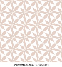 Simple leaf pattern. Vector background.