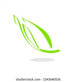 simple leaf tattoo design vector. editable vector. logo template