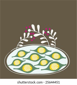 simple leaf vector