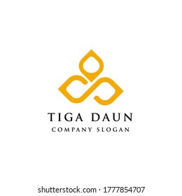 simple leaf yoga logo design inspiration