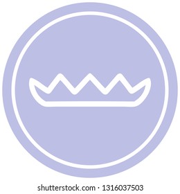 simple leaves circular icon symbol