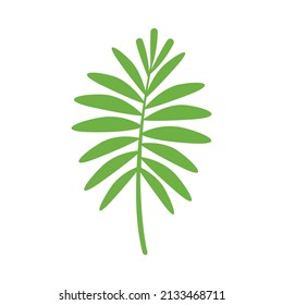 simple leaves, leaf graphic green color