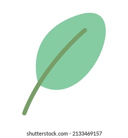 simple leaves, leaf graphic green color