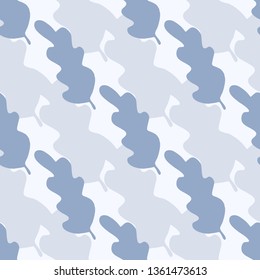 Simple leaves seamless pattern.  Abstract backdrop for textile or book covers, wallpapers, design, graphic art, wrapping