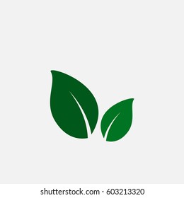 Simple leaves vector illustration