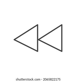 Simple Left Arrow Design, Direction Concept