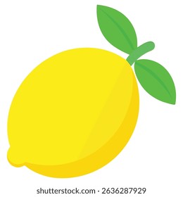 A simple lemon, vector art
