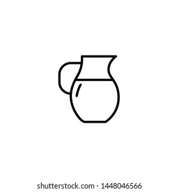 Simple lemonade line icon. Stroke pictogram. Vector illustration isolated on a white background. Premium quality symbols. Vector sign for mobile app and web sites.