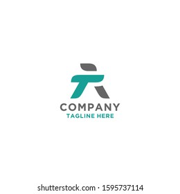 Simple letter A, TA, AT logo. Vector template download.