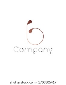Simple letter B logo design template, vector logo for business and company identity 