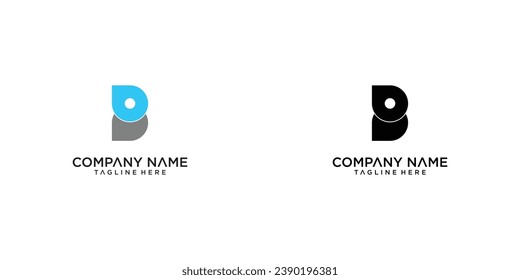 Simple letter B logo template design with modern concept| premium vector