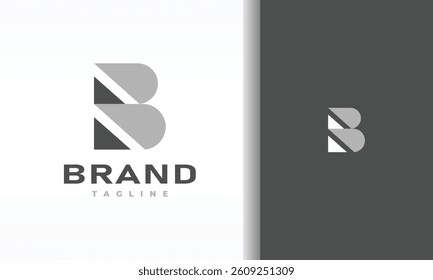 simple letter B modern logo