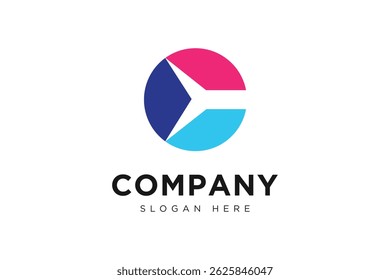 simple letter c arrow logo icon vector design template concept