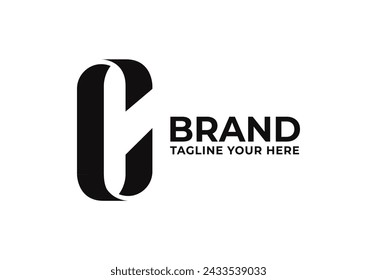 Simple letter C or C1 Arrown Logo template