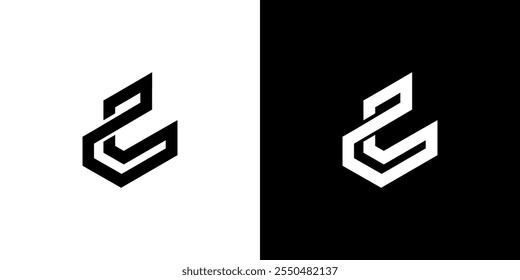 simple letter C initial logo vector