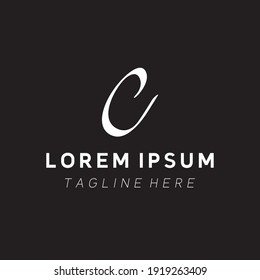 Simple Letter C Logo Design vector