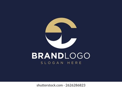simple letter c logo icon vector design template concept