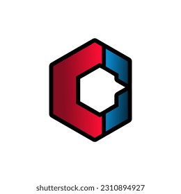 simple letter C logo vector illustration template design