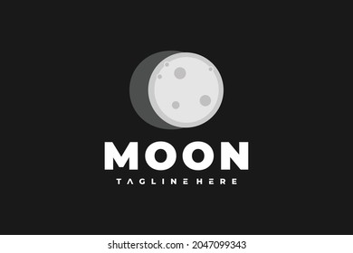 simple letter C moon logo