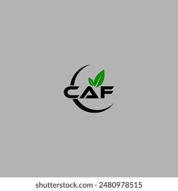 Simple Letter CAF logo design template vector illustration. Alphabet Letter CAF Technology Logo Design Pixel Element.
