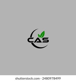 Simple Letter CAS logo design template vector illustration. Alphabet Letter CAS Technology Logo Design Pixel Element.
