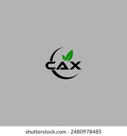 Ilustración vectorial de Plantilla de diseño de logotipo CAX de letra simple. Letra alfabética CAX Tecnología Logo Design Pixel Element.

