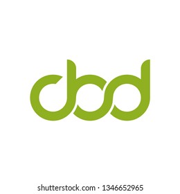 Simple Letter CBD logo vector icon template for CBD Cannabidiol Cannabis Hemp Marijuana Bussiness Consulting Health Company