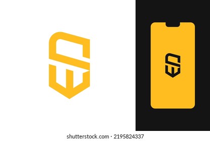 Simple letter CW or SW logo design template. Suitable for any branding logo etc.