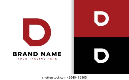 SIMPLE LETTER D LOGO DESIGN