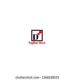 Simple Letter D Logo icon Vector