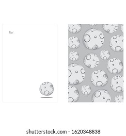 Simple Letter Design of the Moon