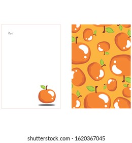 Simple Letter Design of oranges in Orange