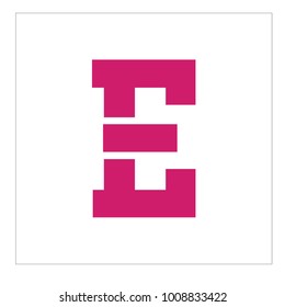 Simple letter e logo