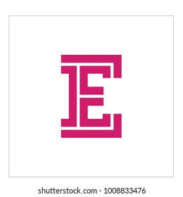 Simple letter e logo