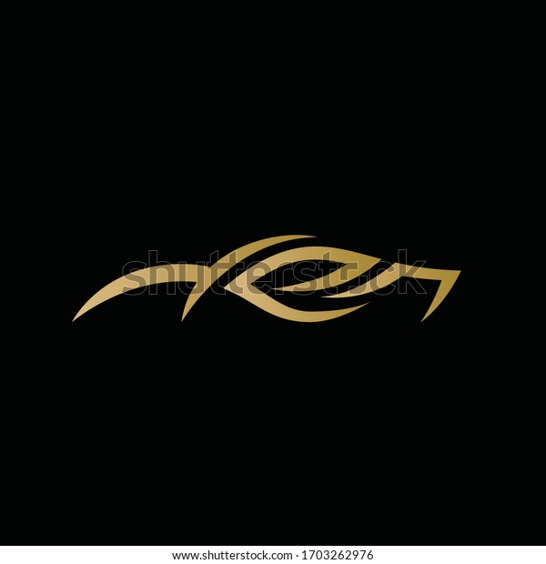 Simple letter E luxury\
sport cars logo