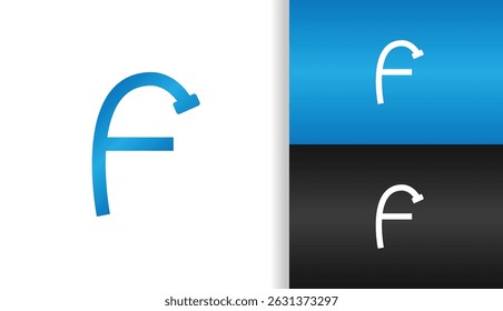 SIMPLE LETTER F LOGO COMBINATION FAUCET IN BLUE COLOR