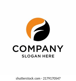 plantilla de logotipo de letra simple