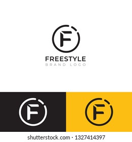 Simple Letter F Logo Vector. Beautiful Logotype design for luxury company branding