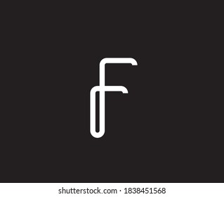 Vector de logotipo F de letra simple