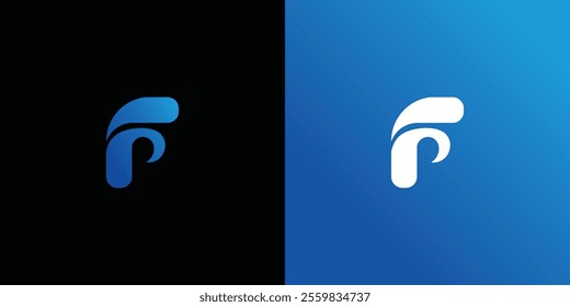 simple letter f logo vektor