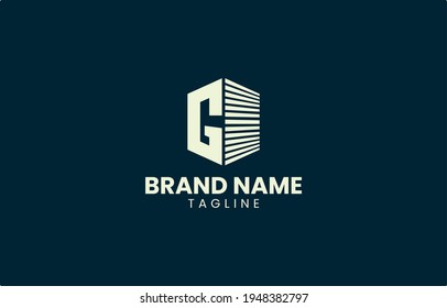 Simple Letter G Building Tower Logo Design Vector Template suitable for real estate property business product and service