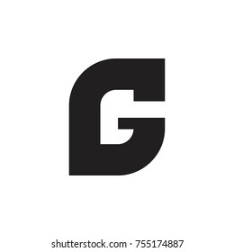 simple letter g design logo vector 